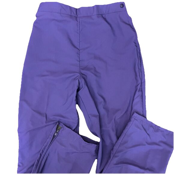 Vintage Forrester’s Gore-Tex Ski Pants Purple Waterproof Snow Pants Sz Large - Picture 1 of 10